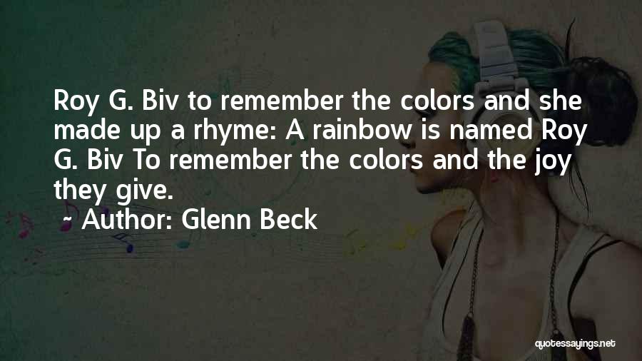 Rainbow Colors Quotes By Glenn Beck