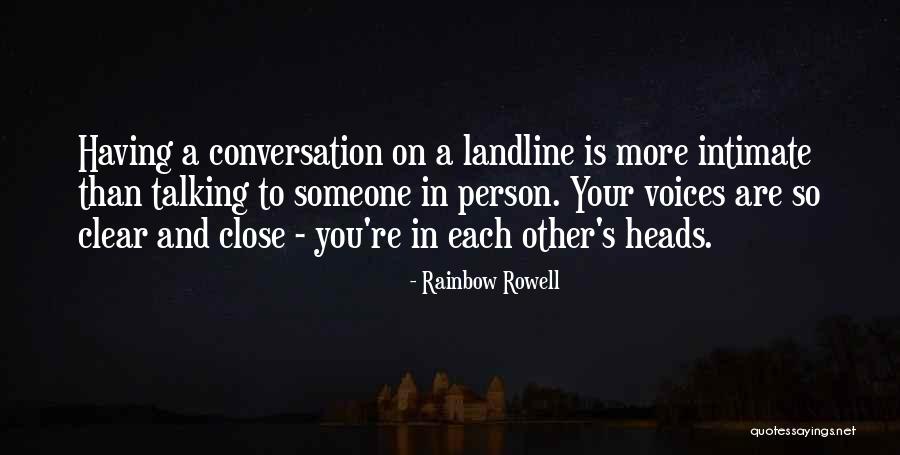 Rainbow Rowell Landline Quotes By Rainbow Rowell Rainbow Rowell Landline Quotes By Rainbow Rowell