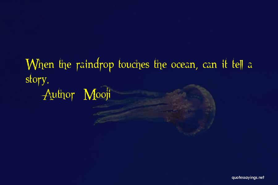 Raindrop Quotes By Mooji
