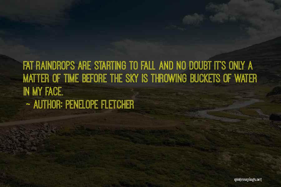 Raindrops On Face Quotes By Penelope Fletcher