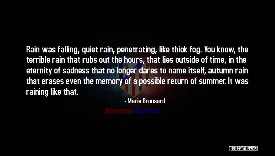 Raining Outside Quotes By Marie Bronsard