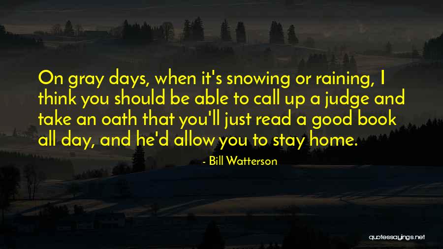 Raining Quotes By Bill Watterson