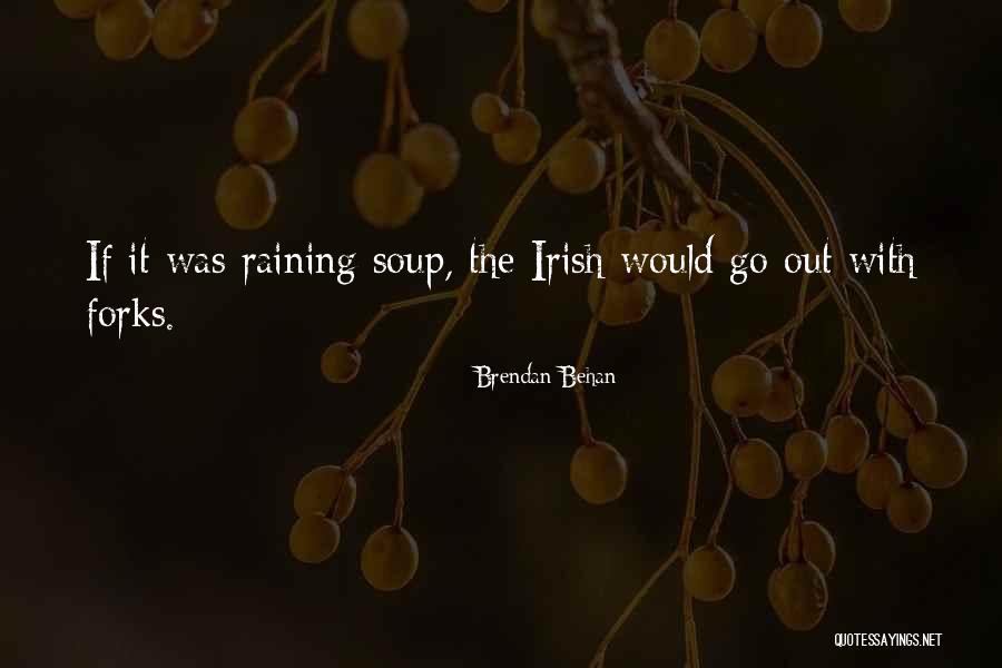 Raining Quotes By Brendan Behan