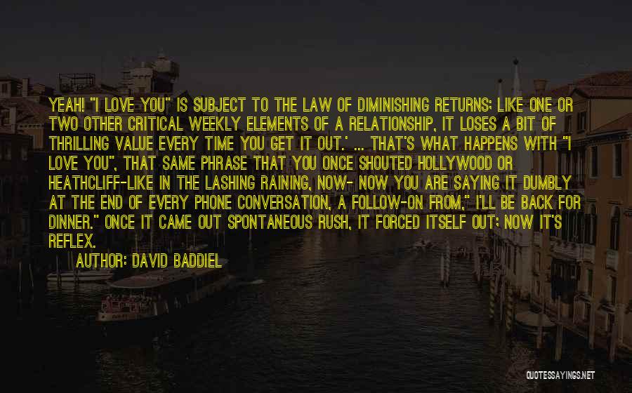Raining Quotes By David Baddiel