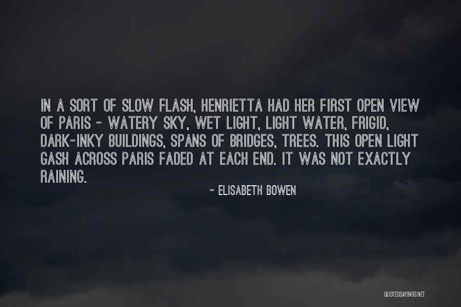 Raining Quotes By Elisabeth Bowen