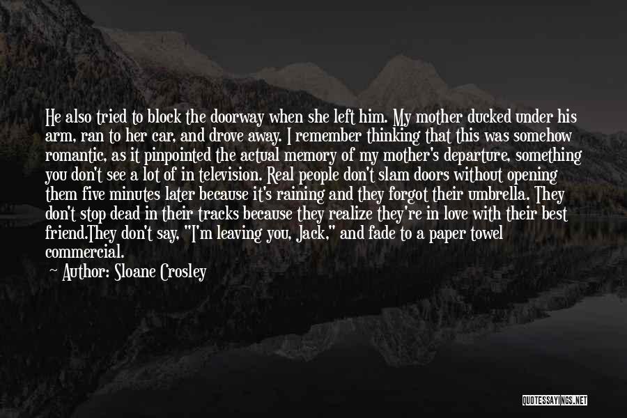 Raining Quotes By Sloane Crosley