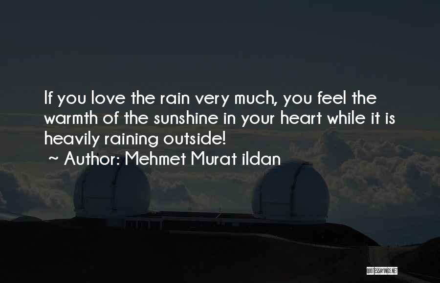 Raining Too Much Quotes By Mehmet Murat Ildan