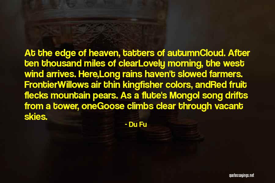 Rains Beauty Quotes By Du Fu Rains Beauty Quotes By Du Fu