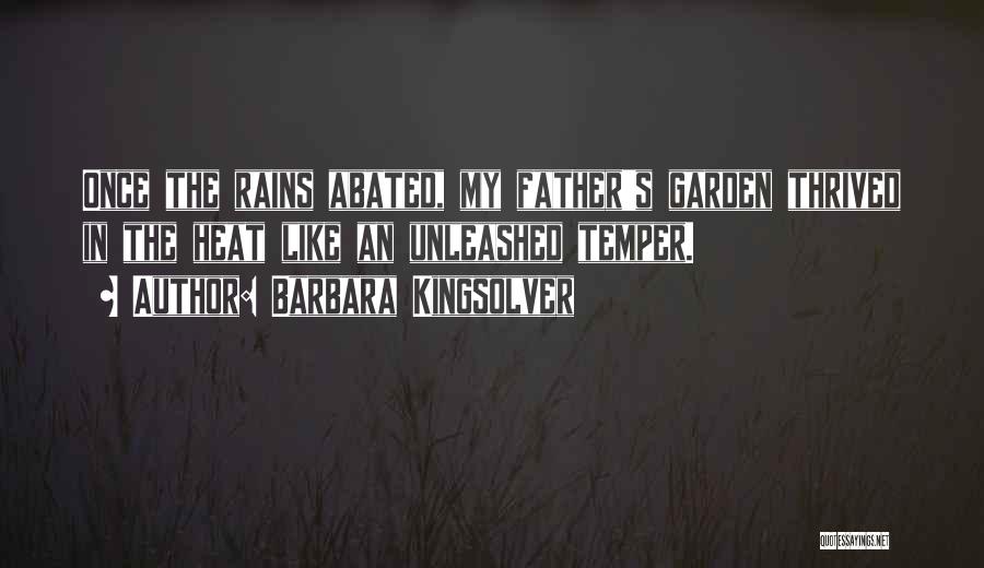Rains Quotes By Barbara Kingsolver