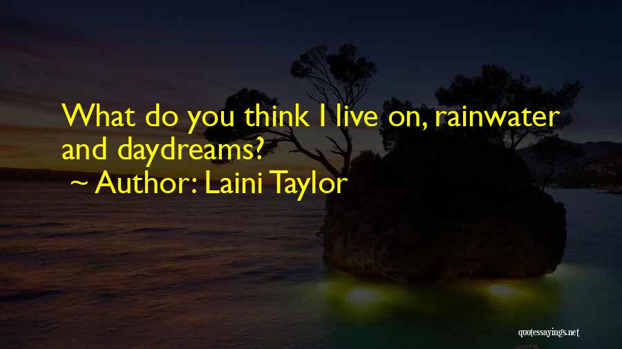 Rainwater Quotes By Laini Taylor