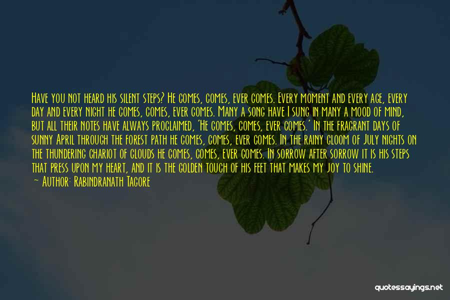 Rainy Days Quotes By Rabindranath Tagore