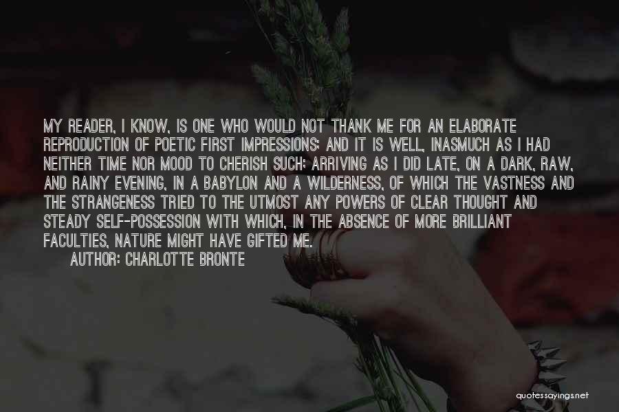 Rainy Mood Quotes By Charlotte Bronte