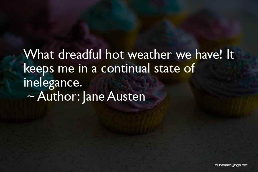 Rainy Summer Quotes By Jane Austen