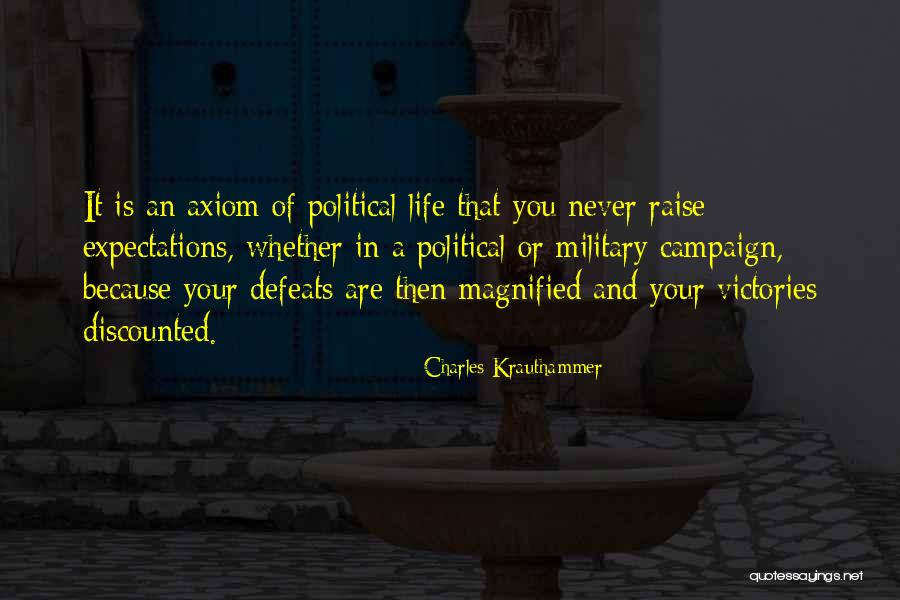 Raise Expectations Quotes By Charles Krauthammer Raise Expectations Quotes By Charles Krauthammer