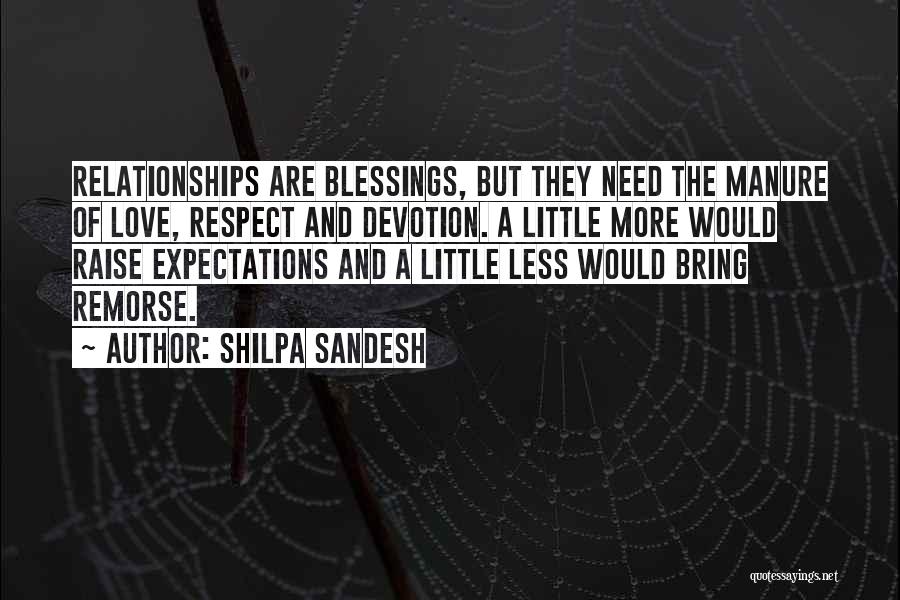 Raise Expectations Quotes By Shilpa Sandesh