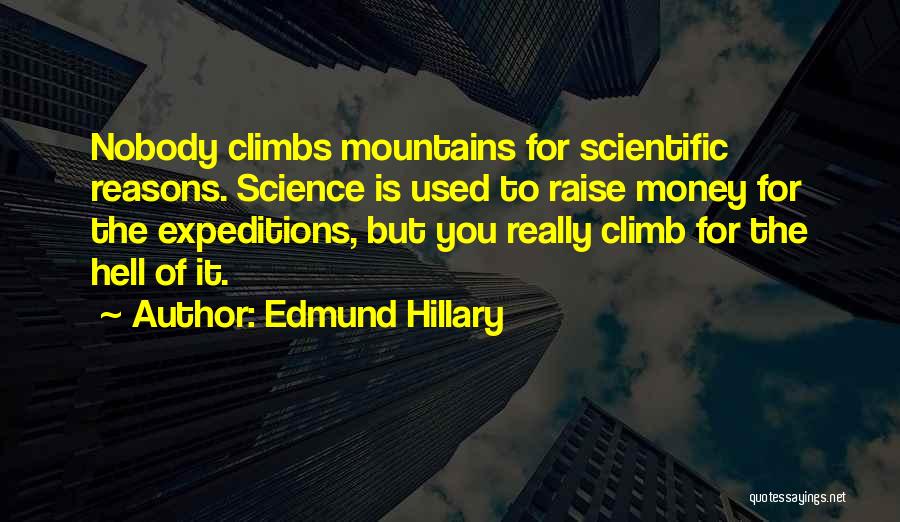 Raise Hell Quotes By Edmund Hillary