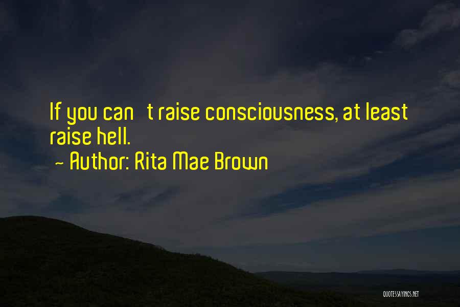 Raise Hell Quotes By Rita Mae Brown