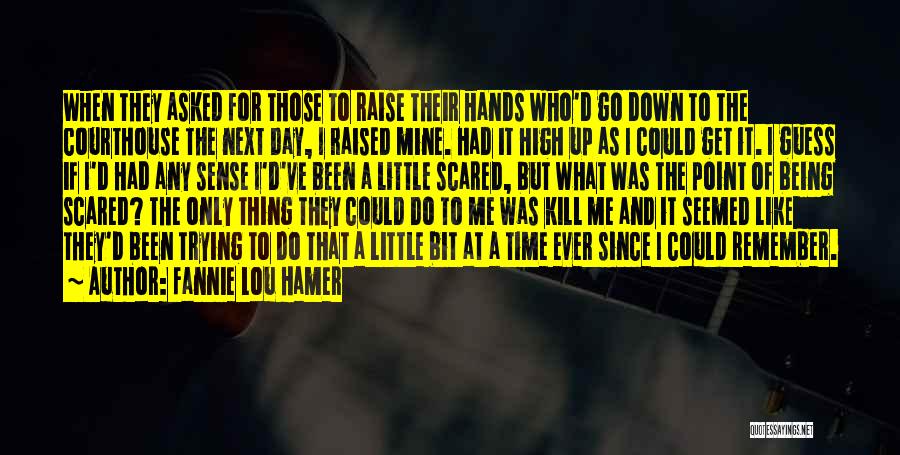 Raise Me Up Quotes By Fannie Lou Hamer