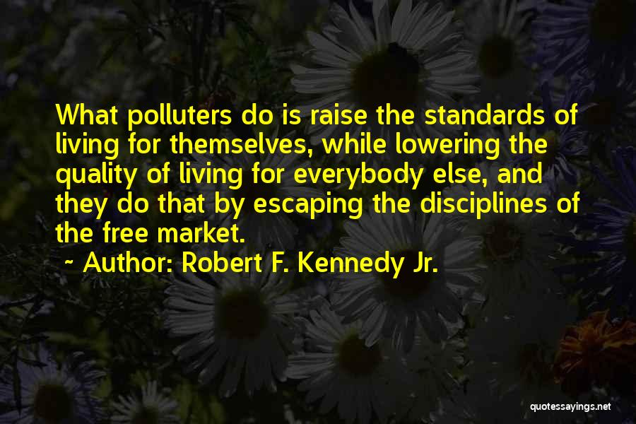 Raise Your Standards Quotes By Robert F. Kennedy Jr.