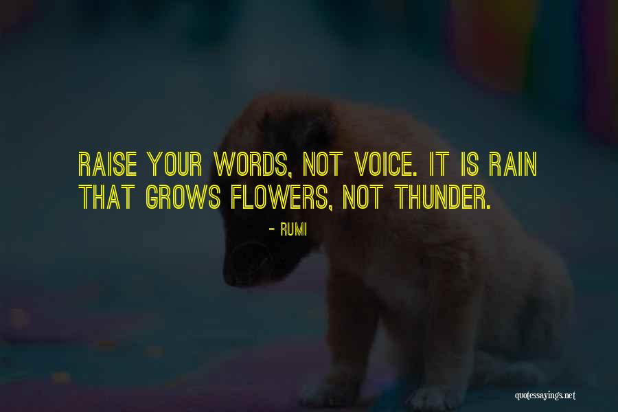 Raise Your Voice Quotes By Rumi