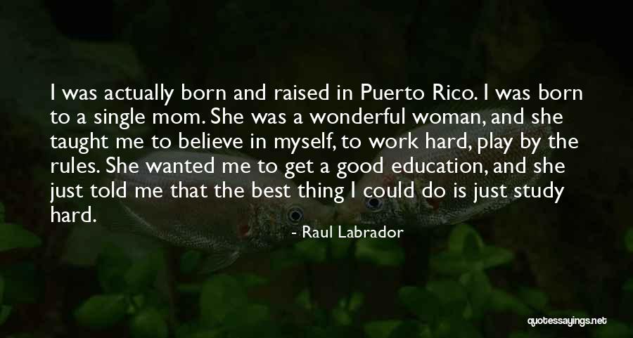 Raised By A Single Mom Quotes By Raul Labrador