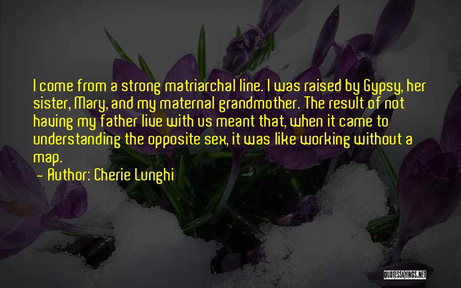 Raised By Grandmother Quotes By Cherie Lunghi