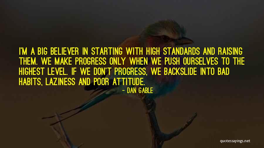 Raising My Standards Quotes By Dan Gable Raising My Standards Quotes By Dan Gable