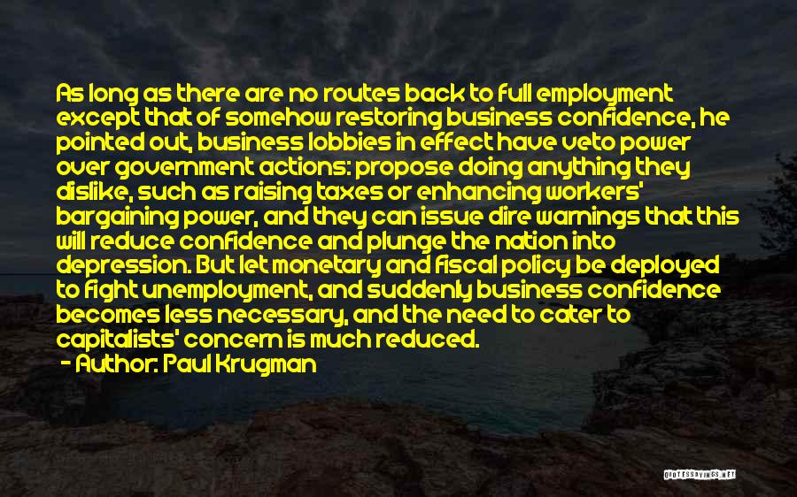 Raising Taxes Quotes By Paul Krugman