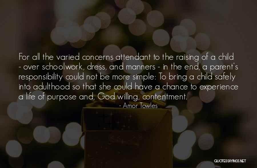 Raising Your Child Quotes By Amor Towles