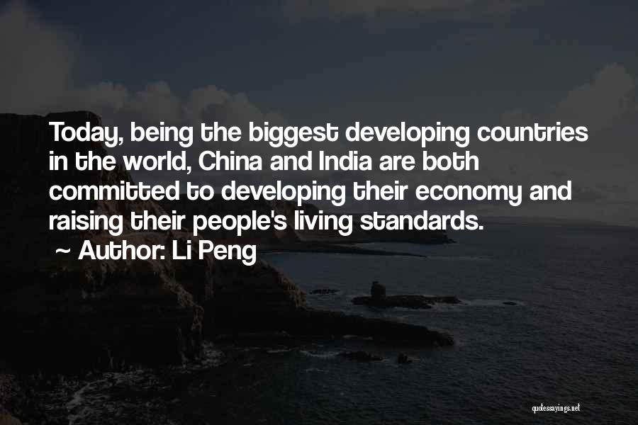 Raising Your Standards Quotes By Li Peng