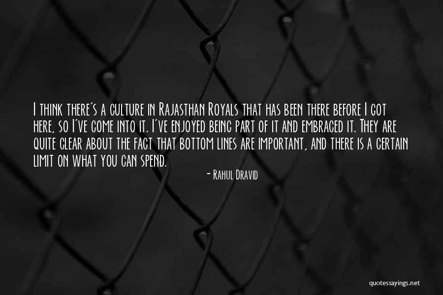 Rajasthan Royals Quotes By Rahul Dravid Rajasthan Royals Quotes By Rahul Dravid