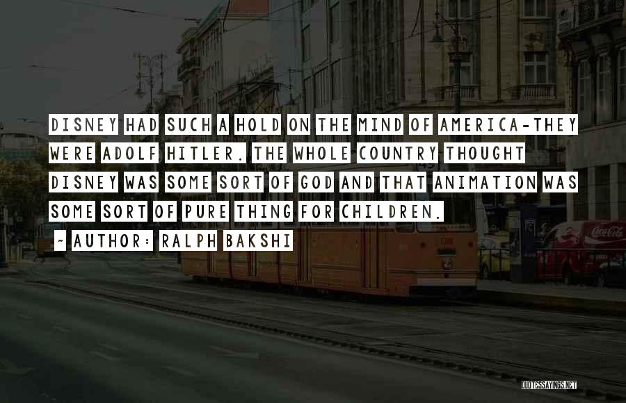 Ralph Bakshi Quotes 1031405