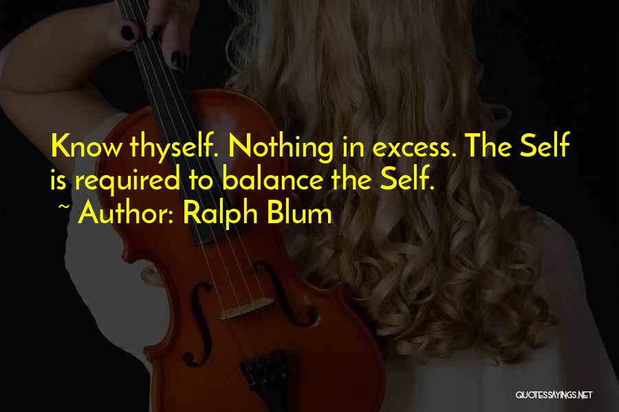 Ralph Blum Quotes 606398