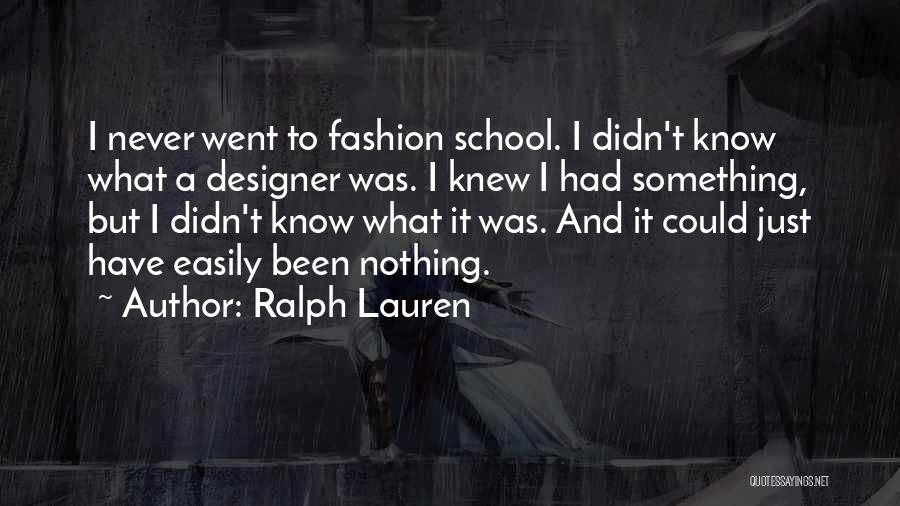 Ralph Lauren Quotes 1036101