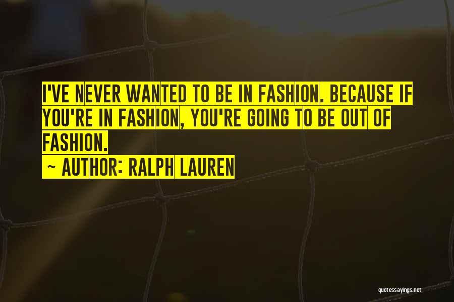 Ralph Lauren Quotes 1332252