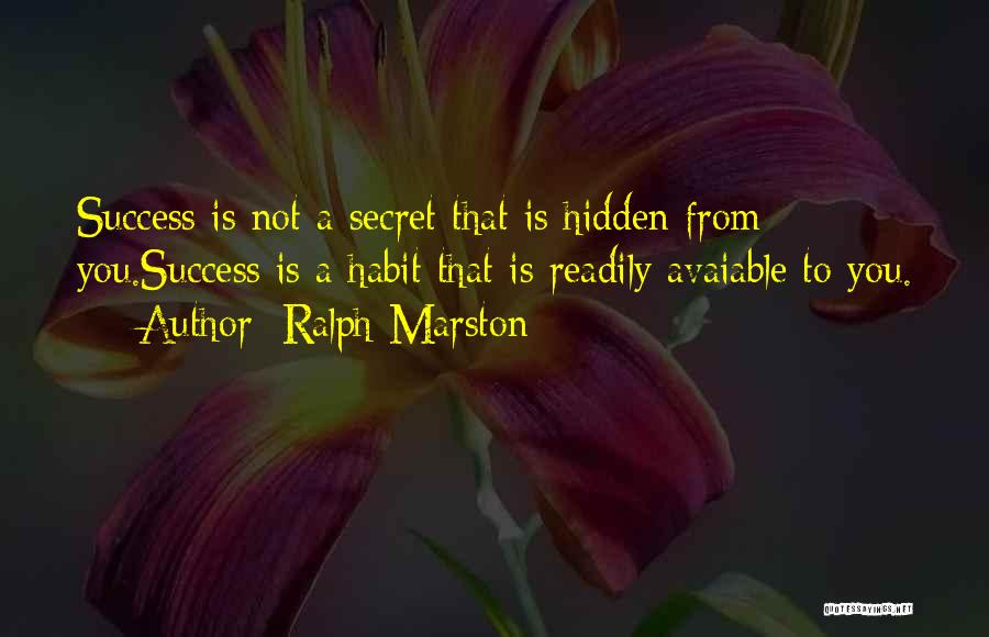 Ralph Marston Quotes 651274