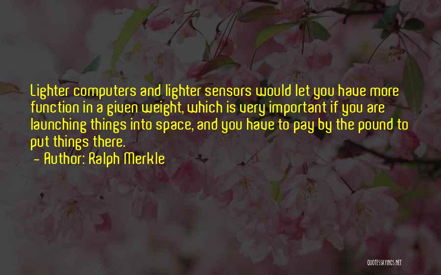 Ralph Merkle Quotes 140804