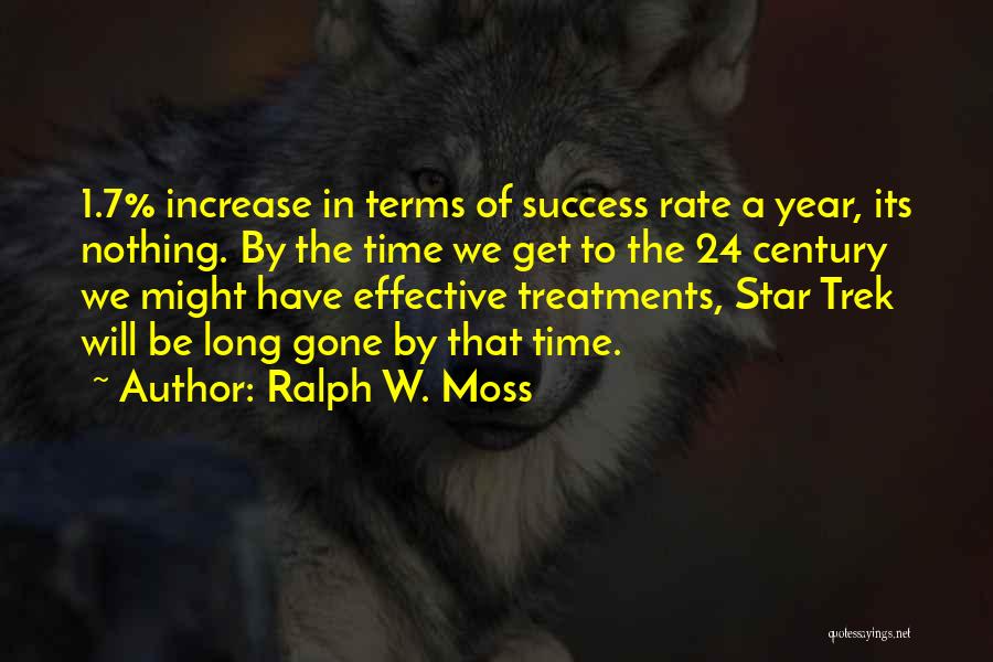 Ralph W. Moss Quotes 1797714