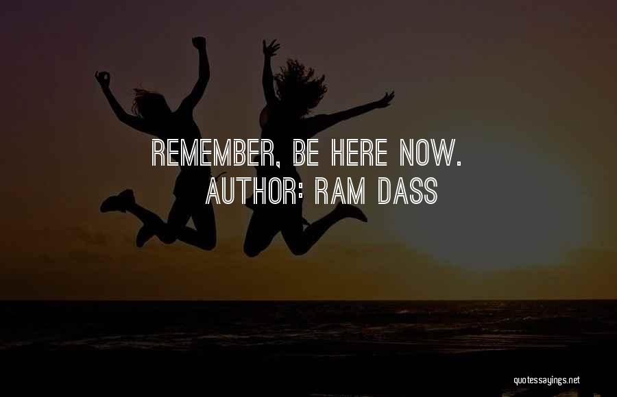 Ram Dass Quotes 894362