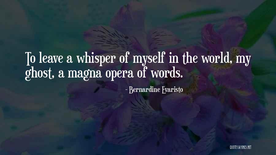 Rambaldo Erie Quotes By Bernardine Evaristo Rambaldo Erie Quotes By Bernardine Evaristo