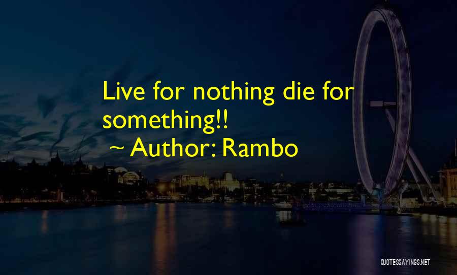 Rambo 3 Quotes By Rambo