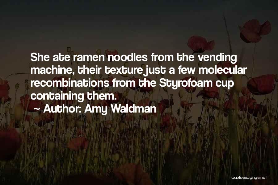 Ramen Noodles Quotes By Amy Waldman