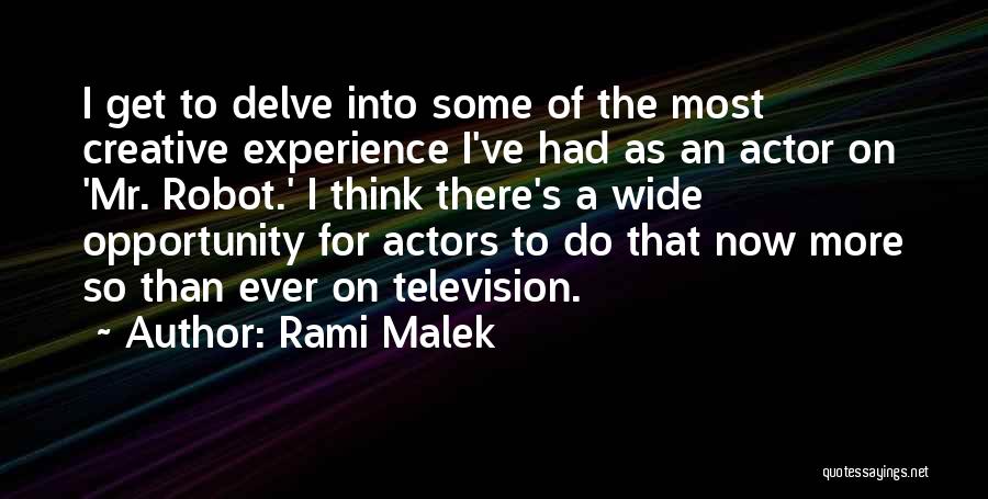 Rami Malek Mr Robot Quotes By Rami Malek