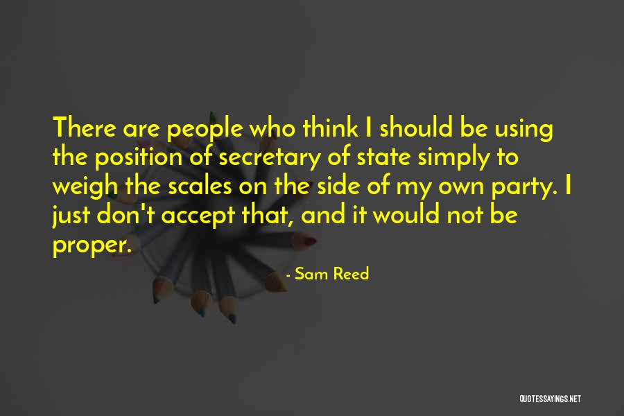 Ramjee Leathers Quotes By Sam Reed Ramjee Leathers Quotes By Sam Reed