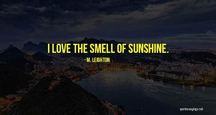 Ramlal Educational Institute Quotes By M. Leighton Ramlal Educational Institute Quotes By M. Leighton