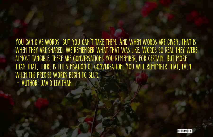 Rampersaud Pretam Quotes By David Levithan