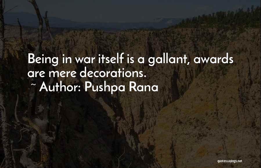 Rana Quotes By Pushpa Rana