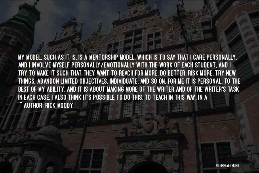 Rancor Quotes By Rick Moody