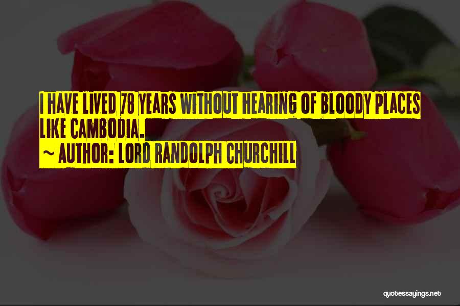 Randolph Churchill Quotes By Lord Randolph Churchill