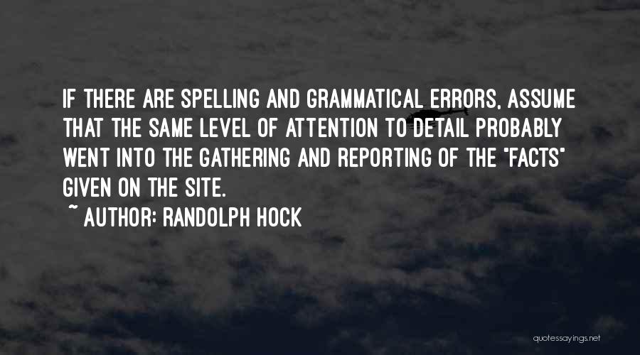 Randolph Hock Quotes 1341456